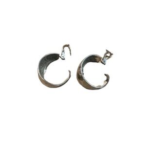 Elegant Silver Hoop Earrings